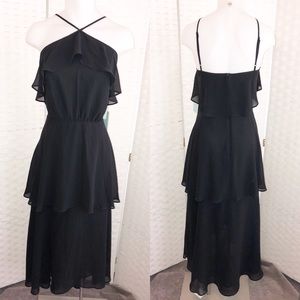 NWT CeCe hi-lo tiered midi dress Sz 10